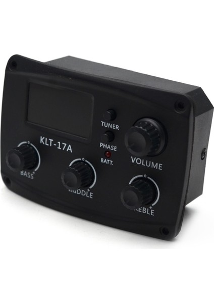 KLT-17A Akustik Gitar Eq Preamp 70*48MM Dijital Procedding Tuner ile 3 Band Eq Ekolayzır ve Tuner Gitar Pickup (Yurt Dışından)