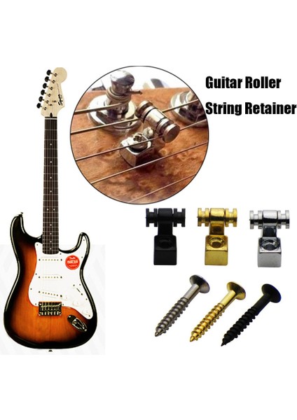 Altın Tarzı Yeni Elektro Gitar Krom Silindir Dize Ağaçları Vida Dizeleri ile Tutucu Montaj Ağacı Kılavuzu Yaylı Enstrümanlar Aksesuarları (Yurt Dışından) fiyatları