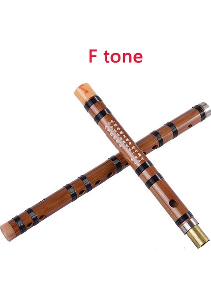 F Tonu Stili Geleneksel Çin Müzik Aleti El Yapımı Bambu Flüt Gfedc Tuş Tonu (Yurt Dışından)