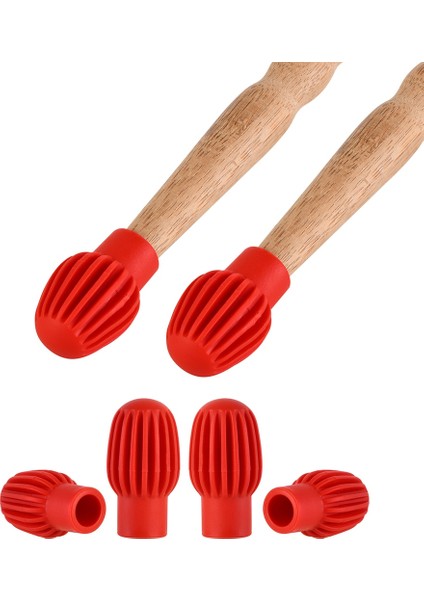 Gri Tarzı Ortable Silikon Davul Çubuk Kılıf Kapakları Baget Uygulama Ipuçları Yeni Başlayanlar Için Sessiz Damper Pratik Ipuçları (Yurt Dışından) fırsatları