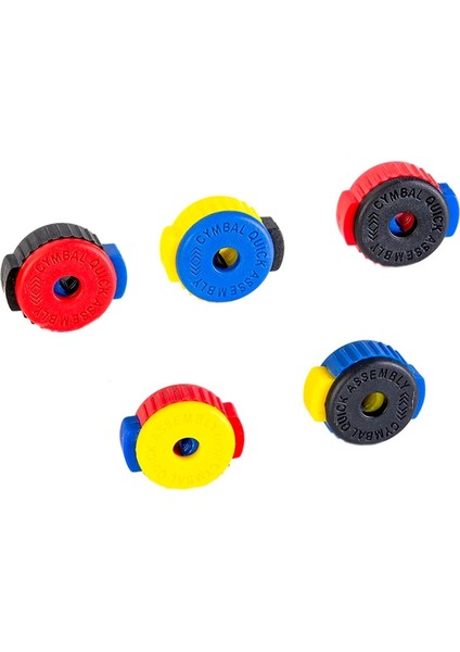 5'li Paket Quick-Set Cymbal Mate Davul Aksesuarları Kiti Quick Release Cymbal Mates Push-On Tasarım Hafif ve Dayanıklı (Yurt Dışından) modelleri