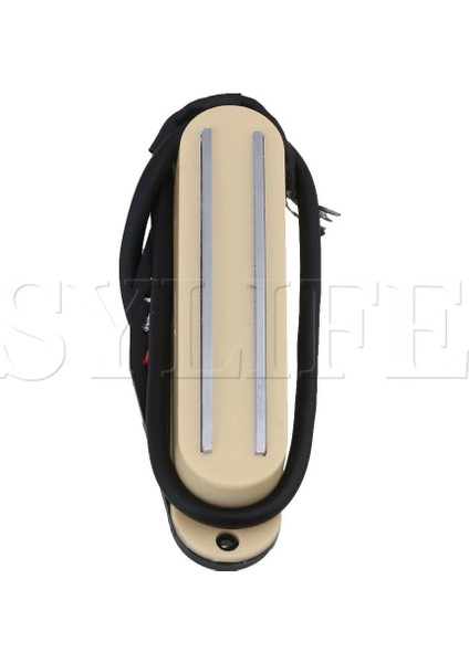 Ukulele Elektro Gitar Çift Raylı Humbucker Manyetikler Krem (Yurt Dışından)
