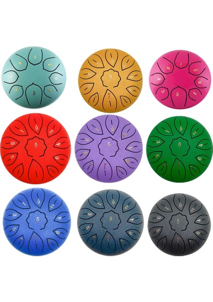 Yeşil 8 Ayar Stili Tune Çelik Dil Davul 6 Inç Çelik Dil Davul Setleri Baget Davul Çantalı Müzik Davul Enstrümanları Yeni Başlayanlar Için Set (Yurt Dışından) indirimleri