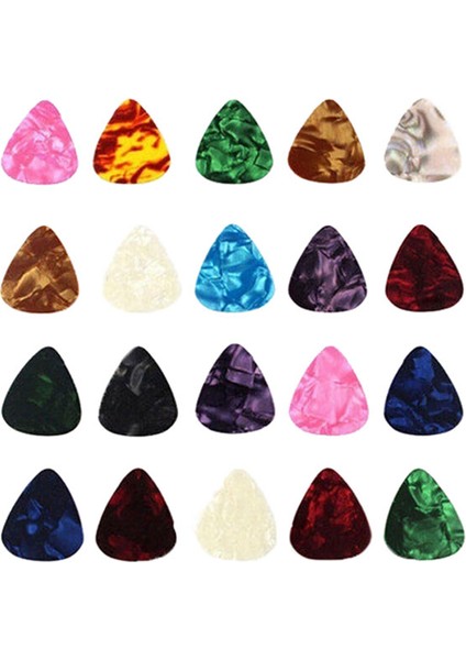 0.71 mm 20 Adet Stil Adet Gitar Seçtikleri Acoustks Plectrum Selüloit Ukulele Plectrum Elektrikli Pürüzsüz Müzik Aksesuarları (Yurt Dışından) fiyatları