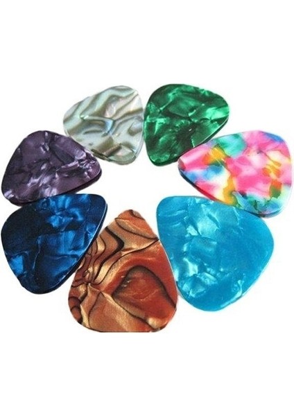 0.71 mm 20 Adet Stil Adet Gitar Seçtikleri Acoustks Plectrum Selüloit Ukulele Plectrum Elektrikli Pürüzsüz Müzik Aksesuarları (Yurt Dışından) modelleri