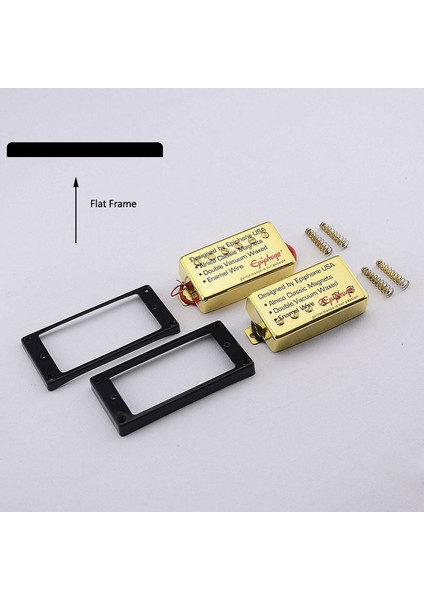 Sadece Gd Pickup Bk F Stili 1 Takım Orijinal Orijinal Epi Standart Elektro Gitar Alnico Humbucker Pikap Nikel Altın Kapak (Yurt Dışından)