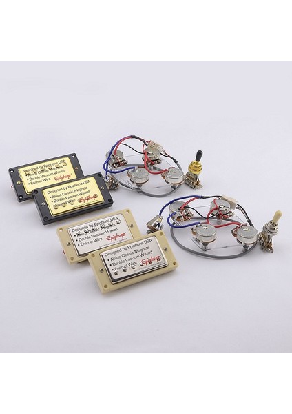 Sadece Gd Pickup Bk F Stili 1 Takım Orijinal Orijinal Epi Standart Elektro Gitar Alnico Humbucker Pikap Nikel Altın Kapak (Yurt Dışından) fiyatları