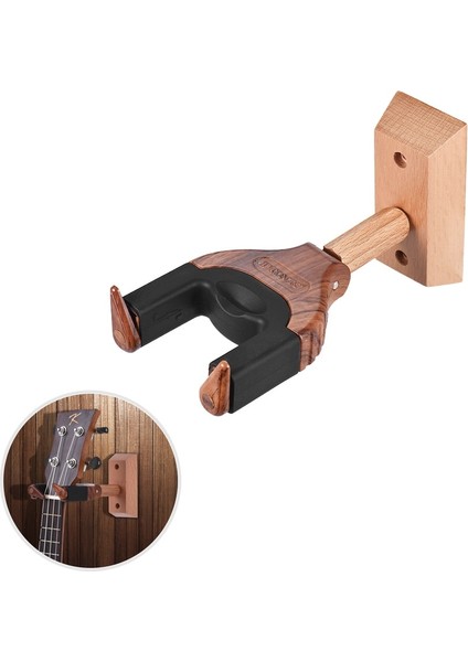 No.6 Tarzı Duvara Montaj Ukulele Gitar Askı Kancası Ukelele Uke Yaylı Enstrüman Tutucu Kaleci Otomatik Kavrama Sistemi Kauçuk Yastık Ahşap Taban (Yurt Dışından) indirimleri