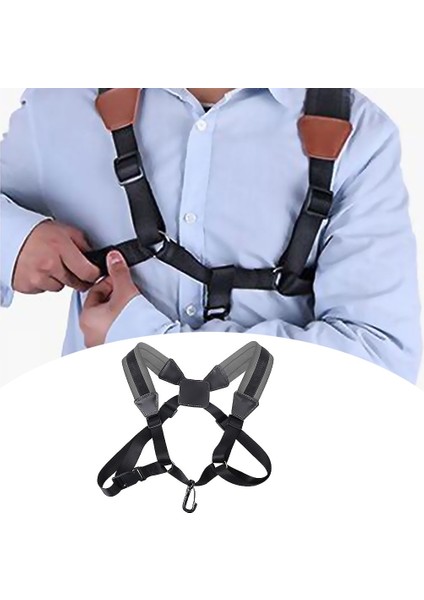 Gri Büyük Stil Saksafon Askı Taşınabilir Rahat Yastıklı Omuz Demeti Saksafon Demeti Kanca Askı Enstrüman Çocuk Için (Yurt Dışından)