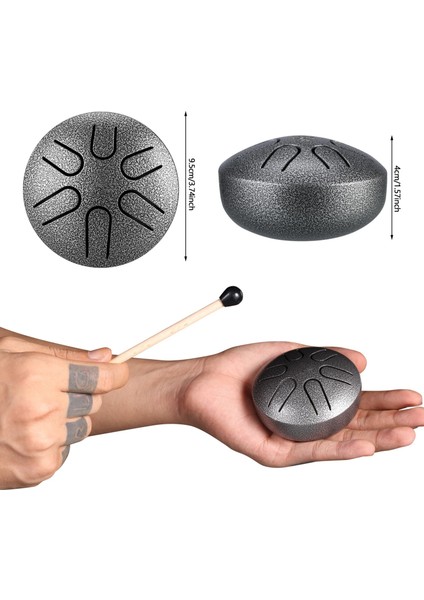 Altın Tarzı Notlar Çelik Dil Davul Meditasyon Yoga Müzik Eğitimi Yılbaşı Hediyeleri Için Mini Ethereal Davul Vurmalı Enstrümanlar (Yurt Dışından) indirimleri