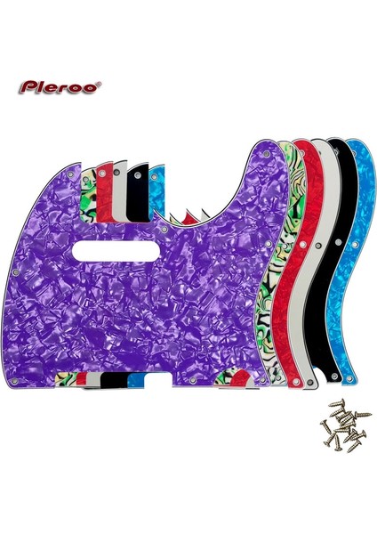 3ply Vintage Sarı Stil Pleroo Gitar Parçaları - Abd Standardı Için 8 Vida Deliği 62 Yıl Tele Telecaster Gitar Pickguard Çizik Plakası, Çok Renkli Seçim (Yurt Dışından) fiyatları