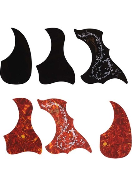No.6 Tarzı Profesyonel Gitar Pickguard Halk Akustik Kendinden Yapışkanlı Pick Guard Sticker Scratch Plate Gitar Aksesuarları Damla Kuş Şekilli (Yurt Dışından) fiyatları