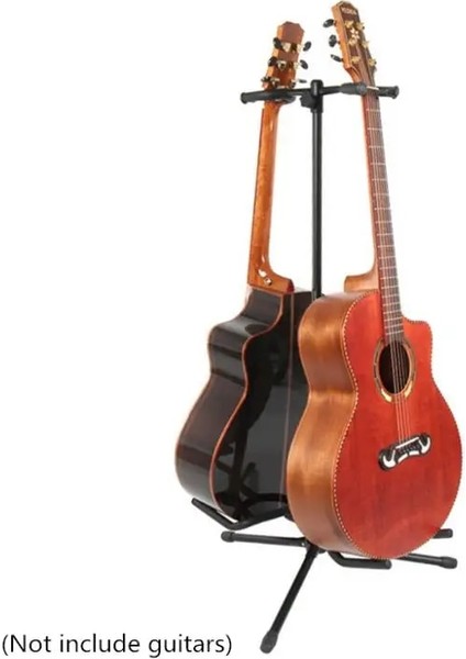 Double Holders Aluminum Alloy Floor Guitar Stand With Stable Tripod For Display Acoustic Electric Guitar Bass Accessories (Yurt Dışından) fiyatları