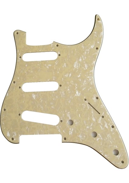 4ply Kahverengi Inci Stili Pleroo Özel Gitar Pickguard - Abd Meksika Fd Standard Strat 72' Için Rew Delik St Scratch Plate Çok Renkli Seçim (Yurt Dışından)