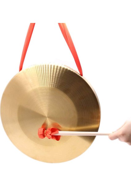 Çap 15 cm Stil Çap cm Çin Bakır Gong El Gong Ahşap Çırpıcı ile Opera Vurmalı Çalgılar (Yurt Dışından) fiyatları