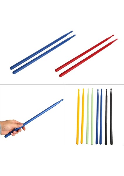 Mavi Stil Profesyonel Bir Çift Davul Yüksek Li Naylon Davul Sopa Seti Hafif (Yurt Dışından) modelleri