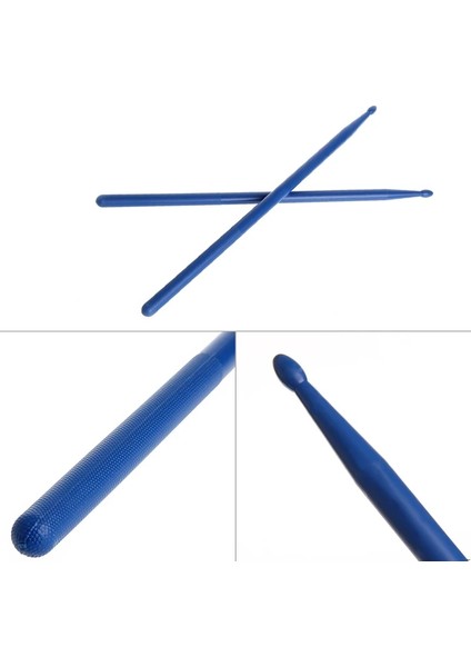 Mavi Stil Profesyonel Bir Çift Davul Yüksek Li Naylon Davul Sopa Seti Hafif (Yurt Dışından) fırsatları