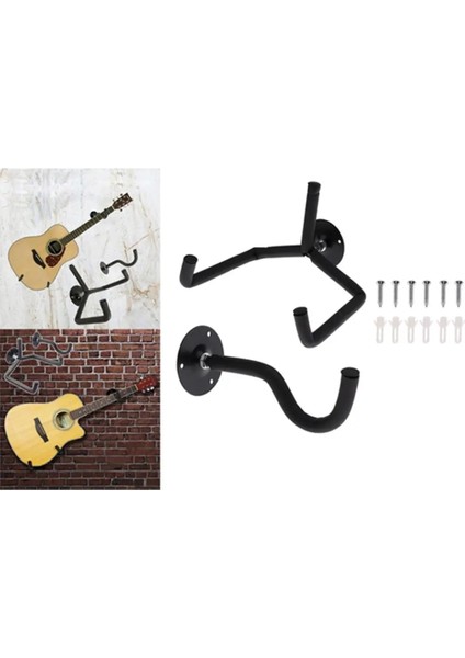 Metal Gitar Duvara Montaj Askı Standı Akustik Gitar Bas Keman Mandolinler Çıta Ekran Desteği Enstrüman Askısı (Yurt Dışından) fiyatları