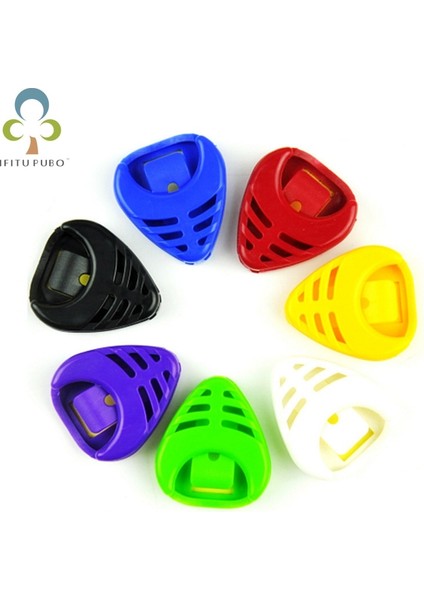 Plastik Toplama Kutusu Stili 1 Adet Leatherplastik Elektro Gitar Pick Tutucu Kılıf Çanta Rastgele Renk Gitar Parçaları Aksesuarları Gyh (Yurt Dışından) fırsatları