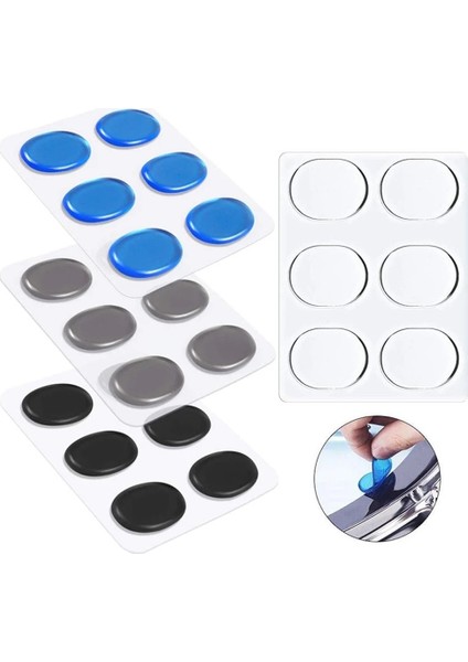 Şeffaf Stil Et Davul Mute Pedleri Davul Amortisörü Silikon Pedler Davul Mute Şok Emici Ped Şeffaf Vurmalı Enstrüman Aksesuarları (Yurt Dışından) fırsatları