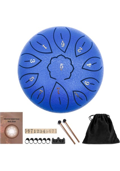 Yeşil Stil Mini Davul 11 ​​ayar Tong Davul Perküsyon Enstrüman Çelik Dil Davul Ith Çanta Drumsticks Sticker Acemi Için (Yurt Dışından) fırsatları