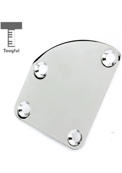 Tooyful Elektro Telecaster Gitar Boyun Plakası Bas Gitar Boyun Mukavemeti Bağlantı Kartı Ek Plakası - 4 Vidalı Krom Dahil (Yurt Dışından) modelleri