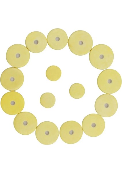 Flüt Pedleri Sarı Flüt 13 x 9 x 1cm Için Farklı Boyutlarda Müzik Nefesli Pedler Onarım Aksesuarı Hakiki Deri Parça (Yurt Dışından) modelleri