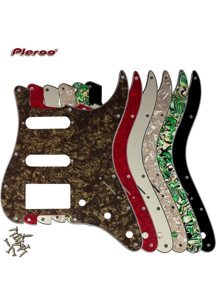 Lacivert Inci Stili Abd Meksika Fd Strat 11 Delik Hss Paf Humbucker Gitar Pickguard Scratch Plate Için Li Elektro Gitar Parçaları (Yurt Dışından) fiyatları