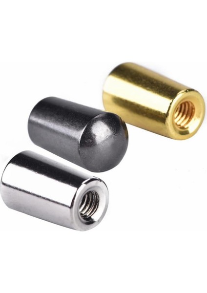 3xsiyah Nikel 3.5mm Tarzı Gitar Alma Anahtarı Ucu, Pirinç Metal Ucu ile Gitar Geçiş Anahtarı Seçici 3 Yollu Geçiş Anahtarı Düğmesi Ucu Kapağı Lp Epı Gitar Için (Yurt Dışından) modelleri