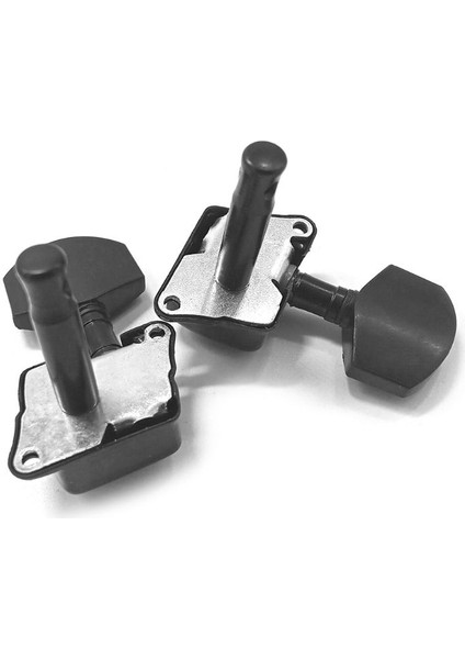 Silver-6r Style 6 Adet Gitar Dize Tuning Mandal Metal Yarı Kapalı Gitar Dize Düğme Tuner Makinesi Akustik Elektro Gitarlar Için Kafaları (Yurt Dışından)