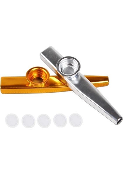 Mor Tarzı 1 Adet Metal Kazoo ile 5 Kazoo Flüt Diyafram Ağız Flüt Armonika Yeni Başlayanlar Çocuklar Için Yetişkin Parti Hediyeleri Enstrüman (Yurt Dışından)
