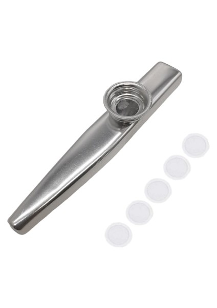 Mor Tarzı 1 Adet Metal Kazoo ile 5 Kazoo Flüt Diyafram Ağız Flüt Armonika Yeni Başlayanlar Çocuklar Için Yetişkin Parti Hediyeleri Enstrüman (Yurt Dışından)