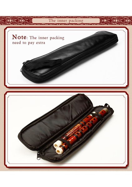 F Key Add Bag Style Cdefg Anahtar Beyaz Flüt El Yapımı Bambu Flüt Enstrüman Profesyonel Flüt Dizi Çizgili Yeni Başlayanlar Için De Uygundur (Yurt Dışından)