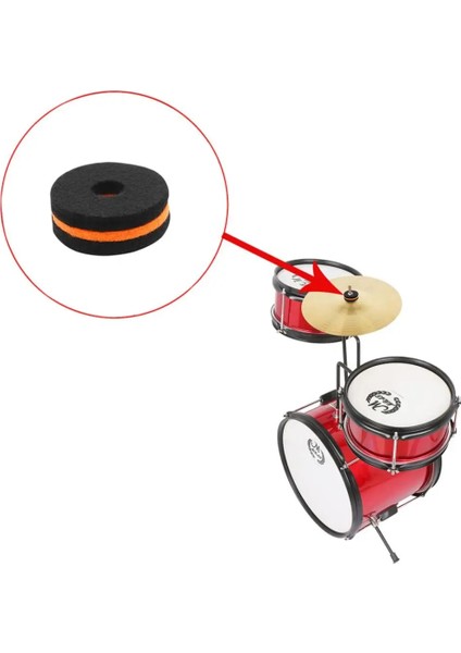 Siyah Zil Standı Köpük Keçeler Davul Seti Parçaları Için Yıkayıcılar Aksesuarlar (Yurt Dışından) fırsatları