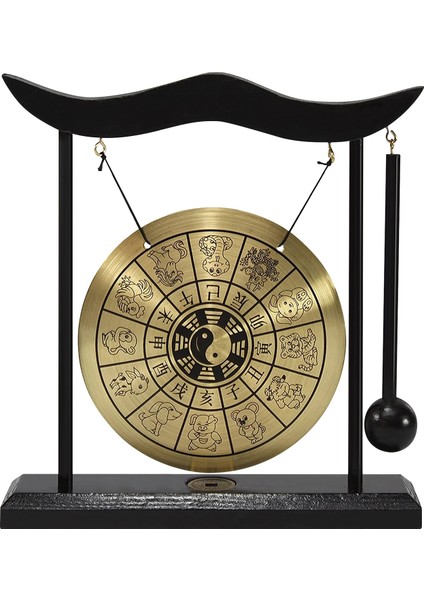 3 Stili Yazın Rüzgar Çanı Mini Masaüstü Gong Masa Vurmalı Enstrüman Ziller Ev Dekorasyonu Için Mallet ile Gonglar Eve Sıcak Hediye Carillon À Vent (Yurt Dışından)