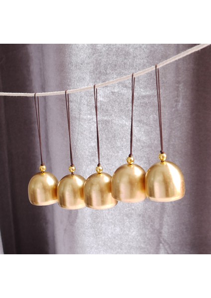 Altın Tarzı 10 Parça Noel Metal Çan Dekorasyonu Saf Bakır Çan Kolye Pirinç Kapı Zili Diy Craft Rüzgar Çanları Yapımı Sanat Pirinç Çan (Yurt Dışından) modelleri