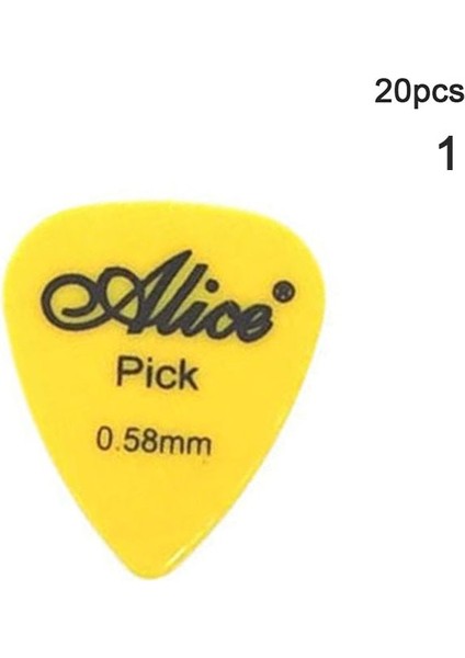 A1 Stili Elektro Gitar Pick Akustik Muks Plectruhickness Gitar Aksesuarları (Yurt Dışından)