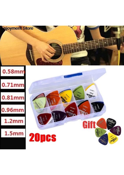 A1 Stili Elektro Gitar Pick Akustik Muks Plectruhickness Gitar Aksesuarları (Yurt Dışından) fırsatları