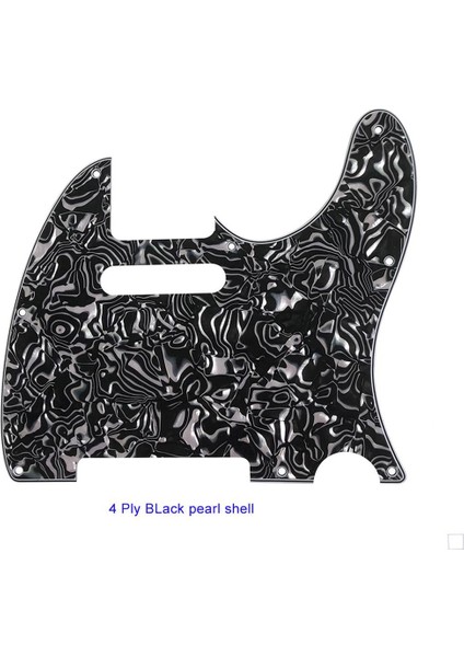 Siyah Inci Kabuğu Tarzı Pleroo Gitar Aksesuarları Amerikan Standardı Için Pickguards 8 Vida Deliği 62 Yıl Tele Telecaster Gitar Kazıma Plakası (Yurt Dışından)