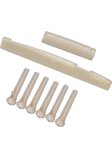 10 Adet Tarzı Taşınabilir 6-String Gitar Köprü Addle Somun Akustik Sığır Kuyruk Parçası Akustik Gitar Si Için Plastik Gitar Aksesuarları (Yurt Dışından)