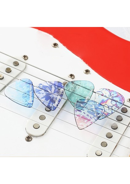CP14MH-P2 1.0mm Stili Ibanez Kaleıdo Serisi Gitar Seçtikleri Için Arabulucu Akustik Elektro Gitarra Ukulele Aksesuarları Şeffaf Renkli Gitar Seçimi (Yurt Dışından) modelleri