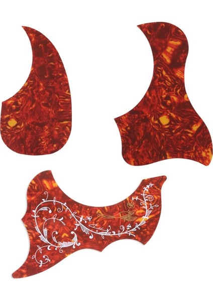 Bir Stil Profesyonel Gitar Pickguard Halk Akustik Kendinden Yapışkanlı Pick Guard Sticker Scratch Plate Gitar Aksesuarları Damla Kuş Şekilli (Yurt Dışından)