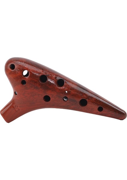 Pembe Stil 12 Delik Reçine Plastik Ocarina Flüt Füme Yanık Denizaltı Tarzı Yeni Başlayanlar Için Muore ile Müzik Enstrümanı (Yurt Dışından) fırsatları
