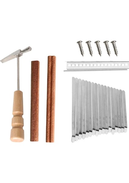 10 Adet Tarzı 17 Tuşlar Dıy Tuşları + Köprü + Ayar Çekiç Kiti Başparmak Piyano Aksesuarları Stencil Ölçeği Iyi Esneklik Galvanik Işlemi (Yurt Dışından) modelleri