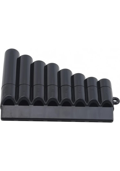 Siyah Stil Nefesli Pan Flüt 8 Tüp Plastik Sıra Flüt Flauta Panpipe El Yapımı Pan Flüt Flauta Çocuk Müzik Aletleri (Yurt Dışından)