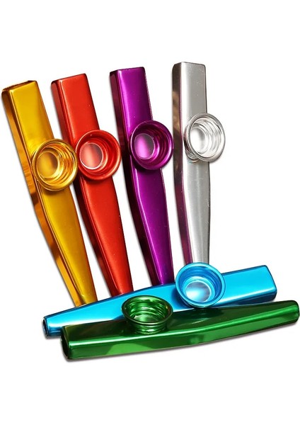 Yeşil Stil Metal Kazoo Hafif Taşınabilir Acemi Flüt Enstrüman Müzik Severler Için Nefesli Enstrüman Basit Tasarım Hafif (Yurt Dışından)