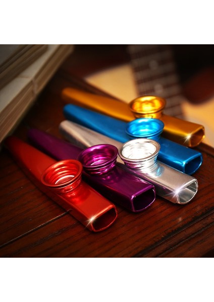Yeşil Stil Metal Kazoo Hafif Taşınabilir Acemi Flüt Enstrüman Müzik Severler Için Nefesli Enstrüman Basit Tasarım Hafif (Yurt Dışından)