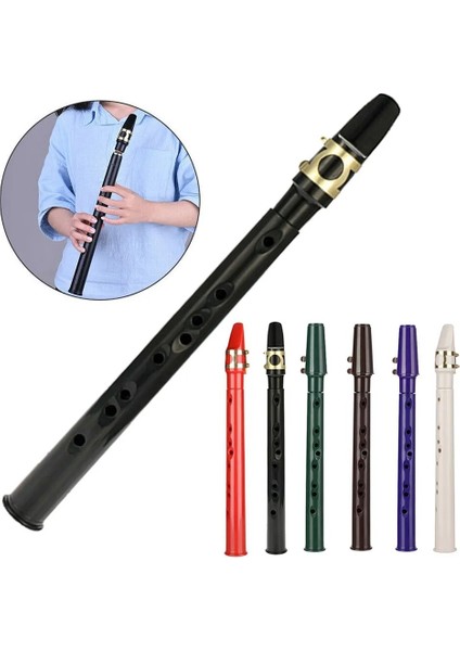 Siyah Stil C Anahtar Cep Sax Mini Saksafon Çanta ile Küçük Nefesli Enstrüman Müzik Için Amatör Profesyonel Çocuk Hediye Oyuncak Oynaması Kolay (Yurt Dışından)
