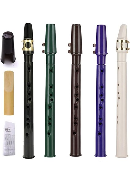 Siyah Stil C Anahtar Cep Sax Mini Saksafon Çanta ile Küçük Nefesli Enstrüman Müzik Için Amatör Profesyonel Çocuk Hediye Oyuncak Oynaması Kolay (Yurt Dışından)