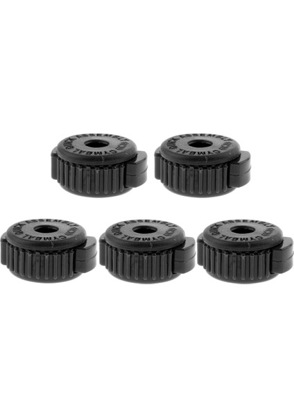 5 Adet Abs Davul Seti Zil Hızlı Montaj Eşi Yedek Aksesuarlar (Yurt Dışından)